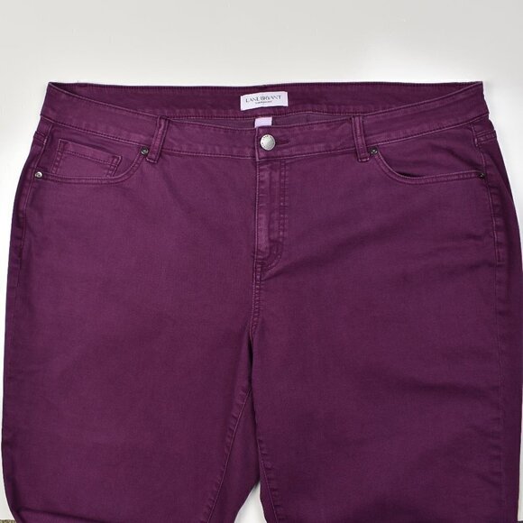 Lane Bryant Girlfriend Crop Jeans 24 - Picture 4 of 6